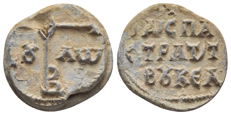 (N.), protospatharios and strategos of the Boukellarion ca. VIII cent.
Crucifor...