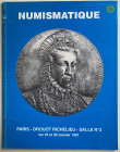 Bourgey M.E. Numismatique Salle No. 3. Monnaies Grecques, Romaines, Byzantines, Gauloises, Francaises, Coloniales, Feodales, Etrangeres, Jetons, Medai...