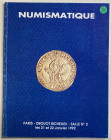 Bourgey M.E. Numismatique Salle No. 2. Monnaies Grecques, Romaines, Byzantines, Merovingiennes, Francaises, Feodales, Coloniales, Etrangeres, Medaille...