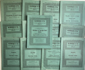Glendining & Co. Lotto di 13 Cataloghi: 11 February 1960 – 24 February 1960 – 5 April 1960 – 18 May 1960 – 20 July 1960 – 21-22 September 1960 – 12 Oc...