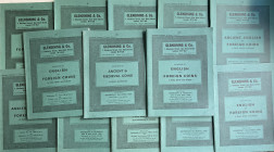 Glendining & Co. Lotto di 13 Cataloghi: 6-7 February 1980 – 5 March 1980 – 12 March 1980 – 23-24 April 1980 – 30 April 1980 – 21-22 May 1980 – 25-26 J...