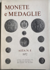 Kunst und Munzen asta No.8 Monete e Medaglie. 9-10-11 Maggio 1972. Brossura ed. pp. 58, lotti 1139, tavv. 95, in b/n. Buono stato