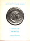 BALDWIN BRETT Agnes - Catalogue of greek coins. Museum of Fine Arts. Boston. New York, 1974. Pp. xvii, 340, tavv. 115. Legatura ed. sovracoperta sciup...