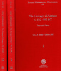 WESTERMARK Ulla - The coinage of Akragas c. 510 - 406 BC. Uppsala, 2018. 2 volumi completo. pp 256, tavole 2 + 71 vol. II pp 397. rilegatura editorial...