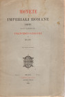 GNECCHI Francesco - Monete imperiali romane inedite della collezione Francesco Gnecchi di Milano. Milano, 1880. pp vii - 64, plates 1. brossura ed. bu...