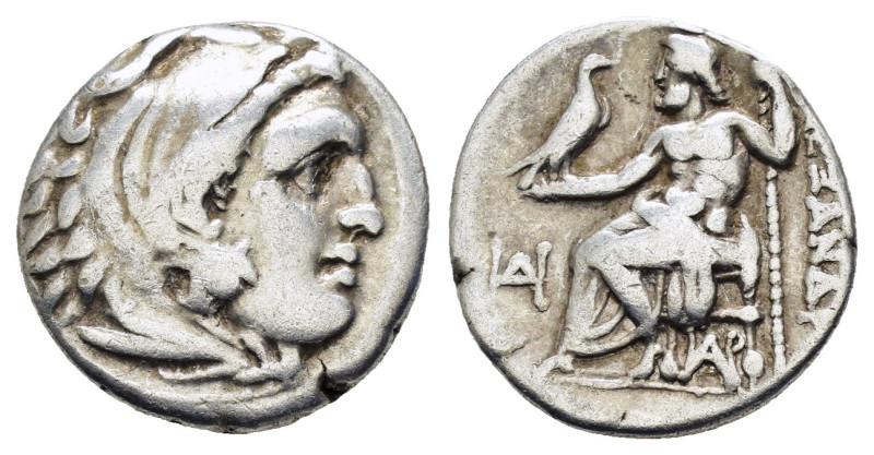 KINGS OF MACEDON. Alexander III.The Great.(336-323 BC). Drachm
Obv : Head of Ale...