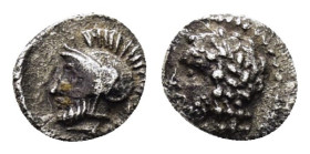 CILICIA. Uncertain. Obol (4th century BC)

Condition : Good very fine.

Weight : 0.36 gr.
Diameter : 7 mm.