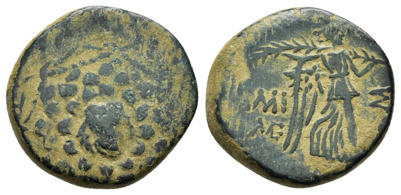 PONTOS.Amisos.(Circa 105-63 BC).Ae.

Obv : Aegis with Gorgon's head at center.

...