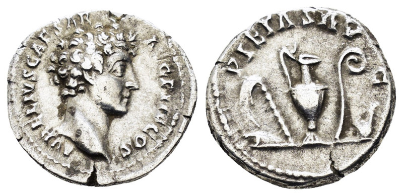 Marcus Aurelius Verus Caesar
AVRELIVS CAE-SAR AVG PII F COS.

Description: Marcu...