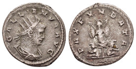 ROMAN IMPERIAL COINS
GALLIENUS.(253-268). Rome.Antoninianus.

Condition : Good very fine.

Weight : 3.78 gr.
Diameter : 21 mm.