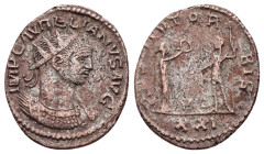 ROMAN IMPERIAL COINS
AURELIAN.(270-275). Antoninianus.

Condition : Good very fine.

Weight : 3.61 gr.
Diameter : 24 mm.