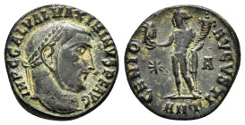 GALERIUS.305-311 AD.Heraclea Mint.AE Follis
Obverse : IMP C GAL VAL MAXIMIANVS P F AVG; head of Galerius, laureate, right
Reverse : GENIO IMP ERATORIS...
