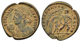 Roman Imperial Coins
CONSTANTIUS II.(Caesar, 316-337).Cyzicus.Follis.

Condition : Good very fine.

Weight : 4.23 gr.
Diameter : 21 mm.
