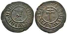 Cilician Armenian Coins
CILICIAN ARMENIA.Levon I.(1198-1219).Sis.Tank.
Obv : Crowned lion’s head facing slightly to right.
Rev : Patriarchal cross fla...