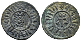 Cilician Armenian Coins
CILICIAN ARMENIA.Levon I.(1198-1219).Sis.Tank.
Obv : Crowned lion’s head facing slightly to right.
Rev : Patriarchal cross fla...