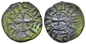 CILICIAN ARMENIA.Rupen I.(1080-1095).Pogh.
Obv : Cross pattee, Armenian legand.
Rev : Small cross pattee, Armenian legand.
AC 245.

Condition : G...