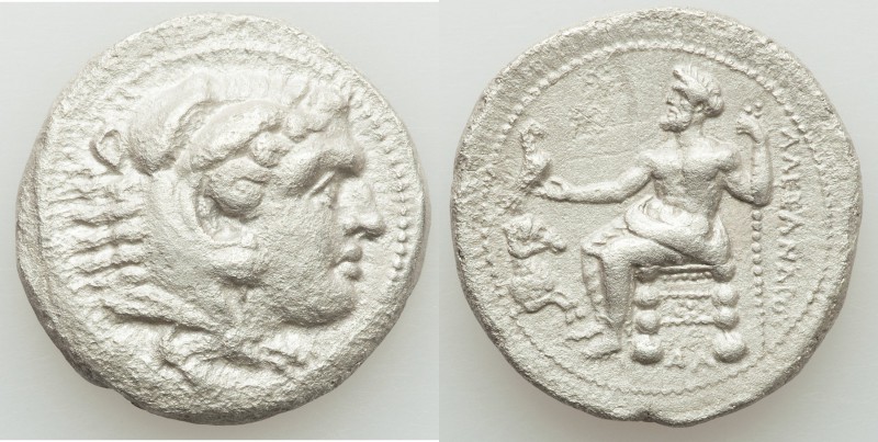 MACEDONIAN KINGDOM. Alexander III the Great (336-323 BC). AR tetradrachm (26mm, ...