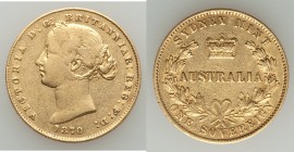 Victoria gold Sovereign 1870-SYDNEY VF, Sydney mint, KM4.

HID09801242017