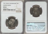 Jean copper-nickel Essai 10 Francs 1971 MS66 NGC, KM-E85. Mintage: 250. Rather prooflike in the fields with intensive wateriness. 

HID09801242017