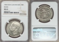 Jean silver Essai 100 Francs 1964 MS65 NGC, KM-E75. Mintage: 200. Showcasing abundant luster and ample die polish lines throughout. 

HID09801242017