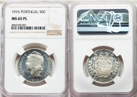 Republic 50 Centavos 1916 MS65 Prooflike NGC, KM561. Blast white, with clean fields. 

HID09801242017