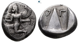 Caria. Kaunos circa 410-390 BC. 
Stater AR

22 mm, 11,56 g



Very Fine