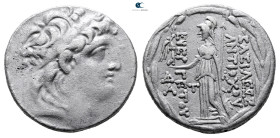 Seleukid Kingdom. Antioch on the Orontes. Antiochos VII Euergetes 138-129 BC. 
Tetradrachm AR

27 mm, 15,98 g



Very Fine