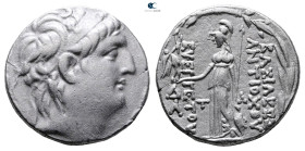 Seleukid Kingdom. Antioch on the Orontes. Antiochos VII Euergetes 138-129 BC. 
Tetradrachm AR

27 mm, 15,87 g



Very Fine