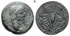 Kings of Commagene. Antiochos IV Epiphanes of Commagene AD 38-72. 
Bronze Æ

27 mm, 12,63 g



Nearly Very Fine