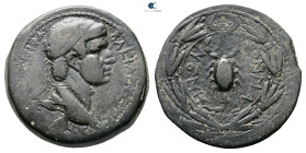 Kings of Commagene. Antiochos IV Epiphanes of Commagene AD 38-72. 
Bronze Æ

29 mm, 13,55 g



Nearly Very Fine