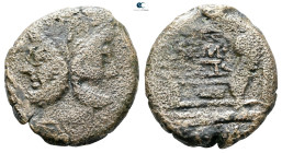 Anonymous 211 BC. Rome
As Æ

30 mm, 16,90 g



Good Fine