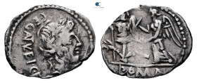 C. Egnatuleius C.f. 97 BC. Rome
Quinarius AR

18 mm, 1,86 g



Very Fine