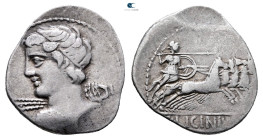 C. Licinius L. F. Macer 84 BC. Rome
Denarius AR

21 mm, 3,71 g



Nearly Very Fine