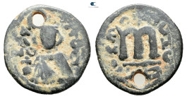 Umayyad. Abd al-Malik AH 65-86. 
Fals Æ

21 mm, 4,49 g



Nearly Very Fine