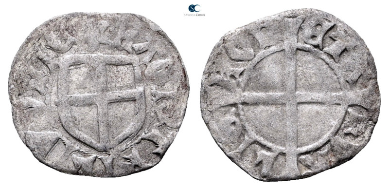 Livonian Order. Reval. Bernd von der Borch AD 1471-1483. 
Schilling AR

19 mm...