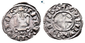 Principality of Achaea. Guillaume II de la Roche AD 1287-1308. 
Denier Tournois BI

19 mm, 0,70 g



Very Fine