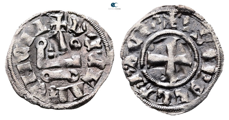 Principality of Achaea. Isabelle de Villehardouin AD 1297-1301. 
Denier Tournoi...