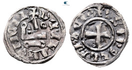 Principality of Achaea. Isabelle de Villehardouin AD 1297-1301. 
Denier Tournois BI

19 mm, 0,76 g



Very Fine