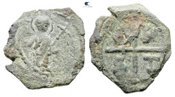 Crusaders. Antioch. Tancred AD 1101-1103. 
Follis Æ

23 mm, 3,88 g



Good Fine
