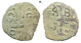 Crusaders. Francesco I Gattilusio (Lord of Lesbos) AD 1355-1384. 
Denier BI

17 mm, 0,74 g



Very Fine