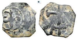 Principality of Antioch. Antioch. Bohemond IV AD 1201-1233. 
Pougeoise Æ

15 mm, 0,73 g



Very Fine