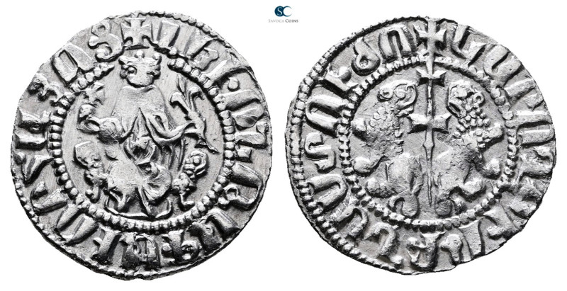 Cilician Armenia. Sis. Levon I AD 1198-1219. 
Tram AR

22 mm, 2,83 g



N...