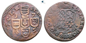 Belgium. Lüttich AD 1745. 
Liard 1745

 mm, 2,93 g



Very Fine