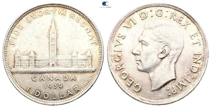 Canada. AD 1939. Parliament
1 Dollar 1939

 mm, 23,43 g



Nearly Uncircu...