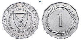Cyprus. AD 1963. 
1 Mil

18 mm, 0,99 g



Good Very Fine