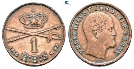 Denmark. AD 1853. 
1 Skilling 1853

 mm, 7,14 g



Very Fine