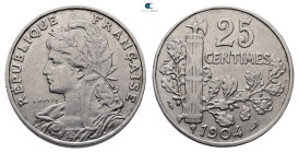 France. . 
25 Centimes 1904

24 mm, 6,94 g



Very Fine