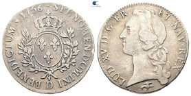 France. AD 1756. 
ECU 1756

 mm, 28,71 g



Very Fine