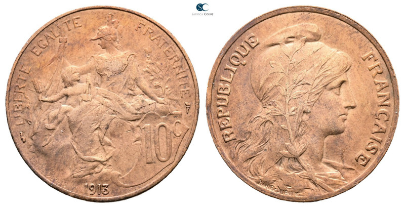 France. AD 1913. 
10 Centimes 1913

 mm, 10 g



Good Extremely Fine