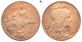 France. AD 1913. 
10 Centimes 1913

 mm, 10 g



Good Extremely Fine